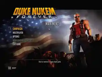 Duke Nukem Forever (USA) (v1.03) (Disc) (Update) screen shot title